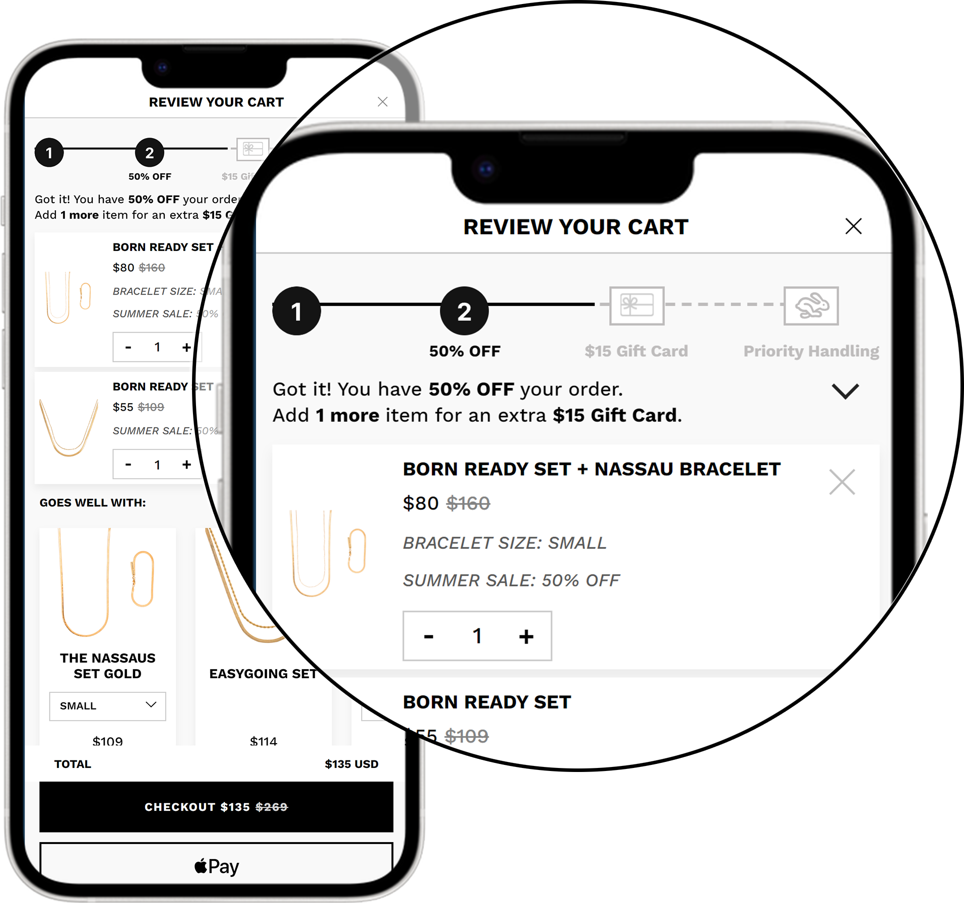 Custom store features and components