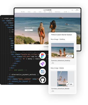 Custom Shopify theme development